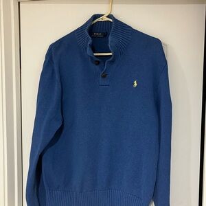 Polo by Ralph Lauren Men's Royal Blue Crewneck Sweater